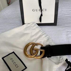 Gucci Marmont Belt Size 80